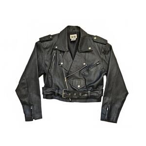 Star Cody Women's Black Leather Biker Jacket